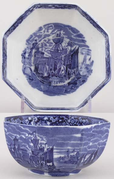 Bowl octagonal c1911